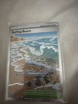 Pokemon TCG SURFING BEACH 114/086 Chaos Rising English - Image 1