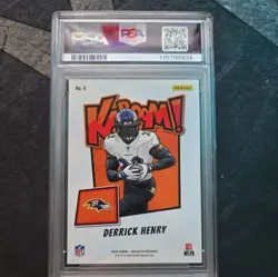 Derrick Henry 2024 Absolute Kaboom Horizontal No.4 PSA Gem Mint 10 - Image 3