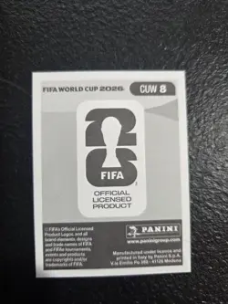 SHURANDY SAMBO (CUW 8) 2026 FIFA World Cup Sticker PANINI Green Parallel Rare - Image 2