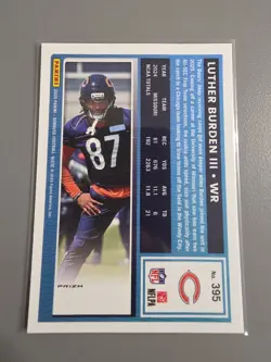 2025 Panini Donruss - Rated Rookie Luther Burden #395 Optic Preview Holo... - Image 2