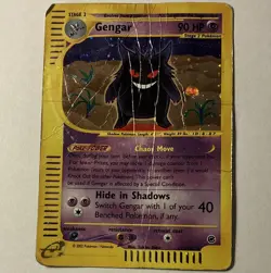 Nintendo Pokemon TCG Gengar 13/165 Expedition Base Set Holo Rare 2002 - Image 1