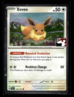 Eevee Common Prize Pack Series Cards 143/191 NM - Image 1