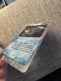 Kyogre Ex Pokemon Card NDL-S2D-EEJ 001 holographic shiny Promo Black Star 2003 - Image 3