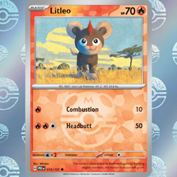 Litleo Master Ball Pattern 015/131 (Prismatic Evolutions) Near Mint NM Holo Card - Image 1
