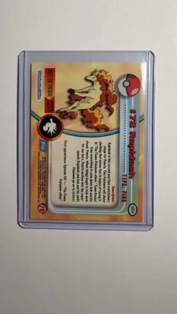 Topps Pokemon TV Animation Edition #78 Rapidash Holo Card 1999 English - Image 5