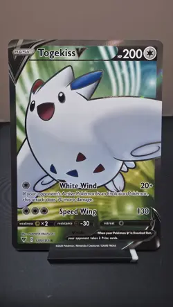 Pokemon Card Togekiss V 178/185 Ultra Rare Sword Shield Vivid Voltage Singles NM - Image 1