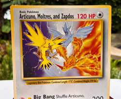 JUMBO Pokemon Promo Card Legendary Birds Articuno, Moltres & Zapdos Nintendo #1 - Image 2