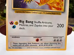 JUMBO Pokemon Promo Card Legendary Birds Articuno, Moltres & Zapdos Nintendo #1 - Image 4