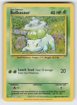 Bulbasaur 001/034 NM Holo CL Trading Card Game Classic TPO01 - Image 1