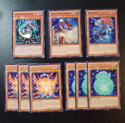 Yu-Gi-Oh! 1st Edition Chaos Spirit 9-Card Lot Nikitama Aratama - Image 1