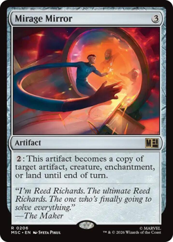 MTG magic 1x Mirage Mirror (M/NM) Commander Marvel Super Heroes - Image 1