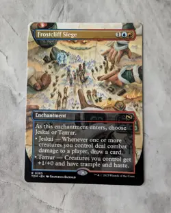 Frostcliff Siege (Borderless) MTG TDM | Izzet Enchantment Draw Haste | Rare | NM - Image 1