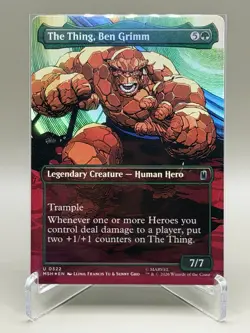 The Thing, Ben Grimm (Borderless) - Marvel Super Heroes (MSH) Foil - Image 1
