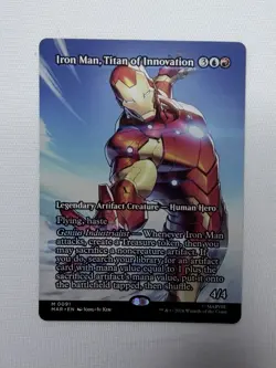 Magic: The Gathering Iron Man, Titan of Innovation Mythic Reg Eng 0091 M/NM - Image 1