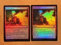 Magic the Gathering MTG 1x Unholy Heat Foil Modern Horizons 2 NM - Image 1
