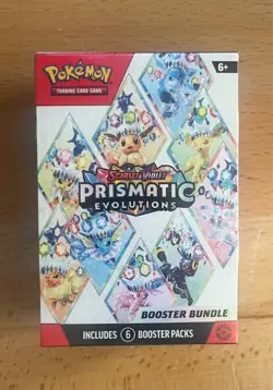 Pokemon TCG Scarlet & Violet Prismatic Evolutions Booster Bundle Factory Sealed - Image 1