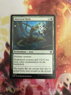 Ancestral Mask Commander: Wilds of Eldraine Regular NM MTG - Image 1