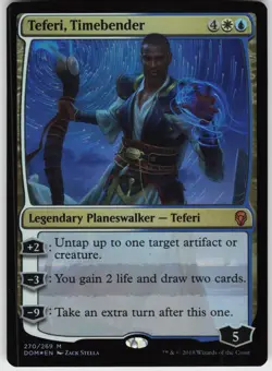 FOIL TEFERI, TIMEBENDER 270 MYTHIC NEAR MINT - Image 1