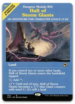 Hall of Storm Giants (Dungeon Module) #354 (NM) Forgotten Realms AFR Magic MTG - Image 1