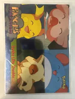 Topps Pokemon TCG Movie Animation Edition "Looks Like Trouble..." Foil Card - Image 1