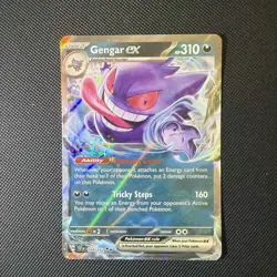 Gengar ex Temporal Forces Double Rare Pokemon TCG 104/162 Scarlet & Violet SV05 - Image 1