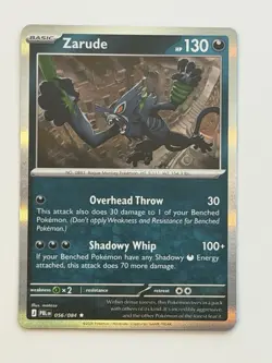 Pokemon TCG Zarude 056/084 Pokemon Pitch Black Cosmos Holo Rare English - Image 1