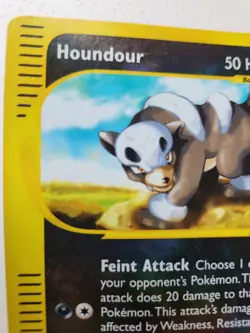 Houndour 087/147 Aquapolis Reverse Holo HP Heavily Played Pokemon - Image 3