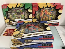 Lot 6 Pokemon Mega Evolution Ascended Heroes EX Box Bundle Full Set New & Sealed - Image 2