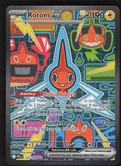 Pokemon Rotom ex Special Illustration Rare 126/094 ME02: Phantasmal Flames Ho... - Image 1