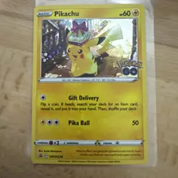 Pokemon TCG Pikachu SWSH Black Star Promos SWSH234 Holo Promo (Pokemon Go Tin) - Image 1