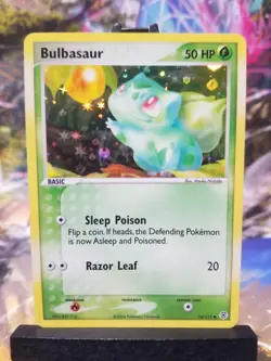 Pokemon FireRed & LeafGreen Bulbasaur 54/112 Reverse Holo MINT Vintage Common - Image 1