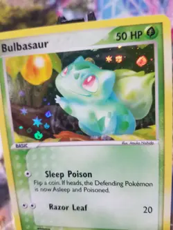 Pokemon FireRed & LeafGreen Bulbasaur 54/112 Reverse Holo MINT Vintage Common - Image 2