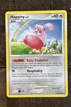 Happiny Common 76/127 Pokemon Platinum English LP - Image 1