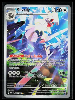 Silvally 095/084 DOM Illustration Rare Pitch Black Pokemon NM - Image 1