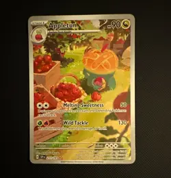 Appletun 211/191 Illustration Rare Holo Sv08 Surging Sparks Pokemon TCG Eng 2024 - Image 1