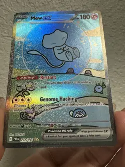The Pokemon Company Mew ex 232/091 SV: Paldean Fates SIR Full Art Holo ENG - Image 2
