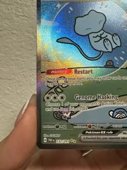 The Pokemon Company Mew ex 232/091 SV: Paldean Fates SIR Full Art Holo ENG - Image 3