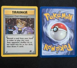 Imposter Oak's Revenge 76/82 Uncommon Team Rocket Pokemon Unlimited MP - Image 1