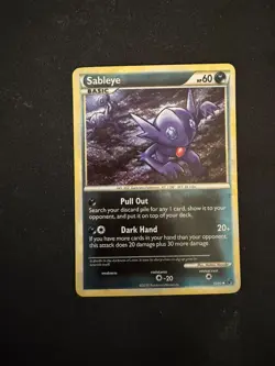 Sableye 35/90 Uncommon HGSS Undaunted Pokemon Reverse Holo - Image 1