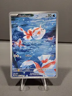 Pokemon TCG Goldeen 87/84 Illustration Rare Pitch Black NM - Image 1
