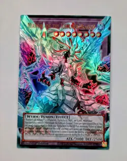 Yu-Gi-Oh! Mirrorjade the Iceblade Dragon RA05-EN148 1st Ed Overframe Ultra Rare - Image 2