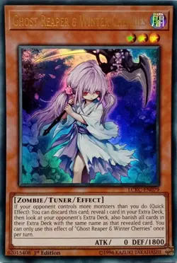 LCKC-EN079 GHOST REAPER & WINTER CHERRIES ULTRA RARE 1ST EDITION YuGiOh CARD - Image 1