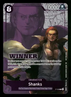 Shanks (Winner Pack 2026 Vol. 2) - One Piece Promotion Cards (OP-PR) P-104 - Image 1
