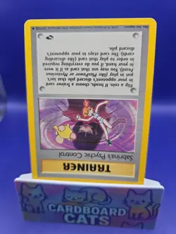 Pokemon TCG Card 2000 Gym Challenge Sabrina's Psychic Control 121/132 - Image 2