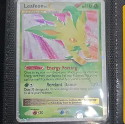 The Pokemon Company Leafeon LV.X 99/100 Majestic Dawn Holo Ultra Rare ENG 110HP - Image 1