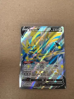 Zacian V SWSH292 Sword & Shield Promo Cards Shiny Ultra Rare NrMt - Image 1