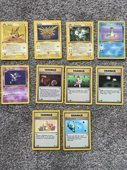 Pokemon 10 Card Lot 1st Edition Fossil Non Holo Rares NM - Image 1