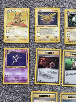 Pokemon 10 Card Lot 1st Edition Fossil Non Holo Rares NM - Image 3