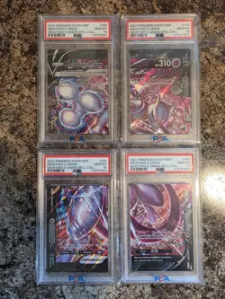 PSA 10 Mewtwo V-UNION [Set of 4] SWSH: Sword & Shield Promo Cards Holo PSA 10 - Image 1