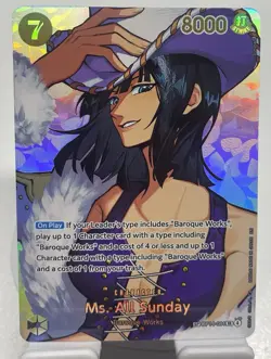 Ms. All Sunday SP OP14-084 SR One Piece Card English OP16 THE TIME OF BATTLE - Image 1